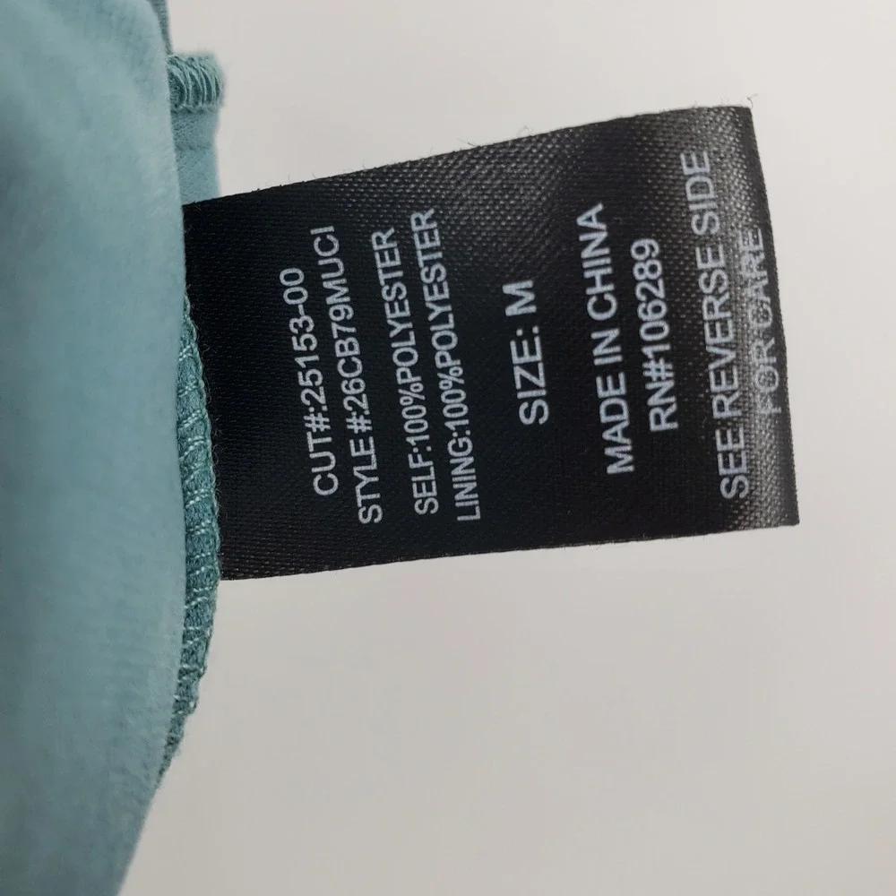 Trixxi Teal Floral Puff Sleeve Mini Dress